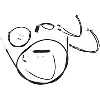 486942 - Magnum Shielding XR Handlebar Cable Install Kit For Harley Davidson FLDE 1750 2018-2020 38 - 43cm (15" - 17") - Black