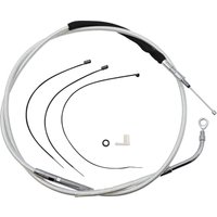 Image of 32368HE - Magnum Shielding Sterling Chromite II Clutch Cable For Harley Davidson FLH 1868 2021 187.5 cm (73-3/4") - Chrome