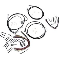 489021 - Magnum Shielding XR Handlebar Cable Install Kit For Harley Davidson FLTRSE3 1800 2009 30.5 - 35.5cm (12" - 14") - Black/Chrome