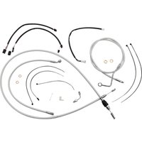3871142 - Magnum Shielding Sterling Chromite II Designer Handlebar Cable Install Kit For Harley Davidson FLTRK 1868 2021-2024 38 - 43cm (15" - 17") - Chrome/Clear-Coated