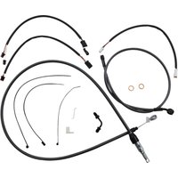 4871162 - Magnum Shielding Pearl Designer Handlebar Cable Install Kit For Harley Davidson FXFB 1750 2018-2019 38 - 43cm (15" - 17") - Black