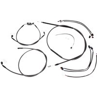 487941 - Magnum Shielding Pearl Designer Handlebar Cable Install Kit For Harley Davidson FLDE 1750 2018-2020 30.5 - 35.5cm (12" - 14") - Black