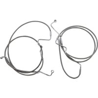 589992 - Magnum Shielding XR Handlebar Cable Install Kit For Harley Davidson FLHR 1750 2021-2022 38 - 43cm (15" - 17") - Chrome/Clear-Coated