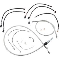 3871181 - Magnum Shielding Sterling Chromite II Designer Handlebar Cable Install Kit For Harley Davidson FLDE 1750 2018-2020 30.5 - 35.5cm (12" - 14") - Chrome/Clear-Coated