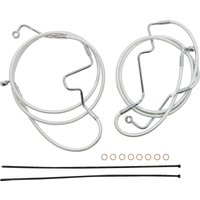 387992 - Magnum Shielding Sterling Chromite II Designer Handlebar Cable Install Kit For Harley Davidson FLHR 1750 2021-2022 38 - 43cm (15" - 17") - Chrome/Clear-Coated