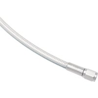 3532 - Magnum Shielding Braided Universal Brake Hose 81.5 cm (32") - Chrome/Sterling Chromite® II