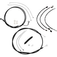 486982 - Magnum Shielding XR Handlebar Cable Install Kit For Harley Davidson FLTRK 1868 2021-2024 38 - 43cm (15" - 17") - Black