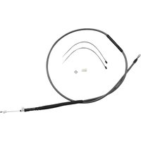 72236HE - Magnum Shielding Polished KarbonFibr Clutch Cable For Harley Davidson FLHR 1584 2008 174.5 cm (68-11/16") - Carbon Fiber/Silver