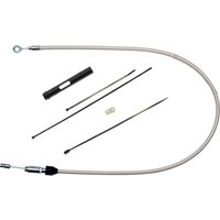 5234HE - Magnum Shielding Quick Connect Clutch Cable For Harley Davidson FLDE 1750 2018-2020 86 cm (34") - Silver