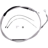 52362HE - Magnum Shielding High-Efficiency Stainless Clutch Cable For Harley Davidson FLH 1868 2021 172 cm (67-3/4") - Polished