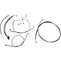 589831 - Magnum Shielding XR Handlebar Cable Install Kit For Harley Davidson FLHX 1750 30.5 - 35.5cm (12" - 14") - Chrome/Clear-Coated