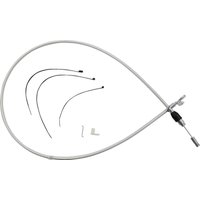 Image of 323422HE - Magnum Shielding Sterling Chromite II Quick Connect Clutch Cable For Harley Davidson FLDE 1750 2018-2020 142 cm (56") - Chrome