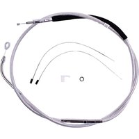Image of 3236HE - Magnum Shielding Sterling Chromite II Clutch Cable For Harley Davidson FLH 1868 2021 167 cm (65-3/4") - Chrome