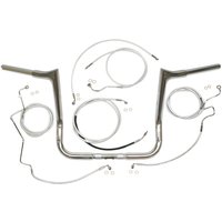 38834-410 - Magnum Shielding 1-1/4" Viking Handlebar Installation Kit For Harley Davidson FLHTCU 1690 2014-2016 25.5 cm (10") - Chrome