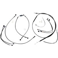 Image of 487951 - Magnum Shielding Pearl Designer Handlebar Cable Install Kit For Harley Davidson FLTRK 1868 2024 30.5 - 35.5cm (12" - 14") - Black