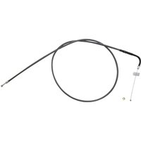 732110 - Magnum Shielding KarbonFibr Braided Throttle/Idle Cable For Harley Davidson FLD 1690 2012-2013 126 cm (49-5/8") - Carbon Fiber/Silver