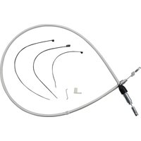 Image of 323412HE - Magnum Shielding Sterling Chromite II Quick Connect Clutch Cable For Harley Davidson FLDE 1750 2018-2020 117 cm (46") - Chrome