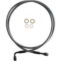 76450SW - Magnum Shielding KarbonFibr EZ-Align Brake Hose For Harley Davidson FXDWG 1584 2007 127 cm (50") - Carbon Fiber/KARBONFIBR/Silver