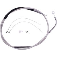 52364HE - Magnum Shielding High-Efficiency Stainless Clutch Cable For Harley Davidson FLH 1868 2021 177 cm (69-3/4") - Polished