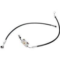 SBC1326-25 - Magnum Shielding EXtreme Response Front Brake Hose Kit for ABS For Harley Davidson XL 1200 T Front 42 cm (16-1/2")/63.5 cm (25") - Black/Chrome