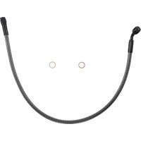 Image of AS77121 - Magnum Shielding KarbonFibr Designer Series ABS-Specific Front Upper Brake Kit For Harley Davidson FLSB 1750 2018-2024 53.5 cm (21") - Carbon Fiber/KARBONFIBR/Silver