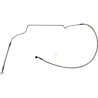 AS475037 - Magnum Shielding Braided Front Upper Brake Hose For Indian Scout 60 2021-2022 +15.2 cm (6")/+20.3 cm (8") - Black/Black Pearl