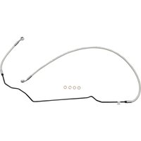 AS375031 - Magnum Shielding Braided Brake Hose For Indian Scout 60 2021-2022 +5.1 cm (2") Front/Upper - Chrome/Sterling Chromite® II