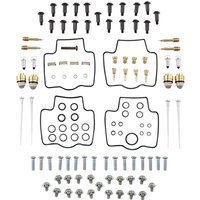 26-1697 - Parts Unlimited Carburettor Repair Kit For Kawasaki ZX-9 R 1998-1999 - Black/Gold/Silver