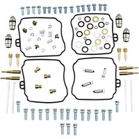 26-1641 - Parts Unlimited Carburettor Repair Kit For Yamaha XVZ 1300 A 1996-1999 - Black/Gold/Silver
