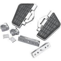 720215-BX1 - Parts Unlimited Engine-Guard Cruise Boards For Honda GL 1100 1980-1983 - Black/Chrome