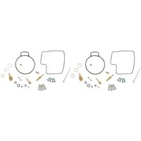 26-1674 - Parts Unlimited Carburettor Repair Kit For Honda GL 1500SE 1992-2000 - Black/Gold/Silver