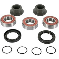PWRWC-S05-500 - Pivot Works Watertight Wheel Collar & Bearing Kit For Suzuki DRZ400 2000-2004 Rear - Black/Silver