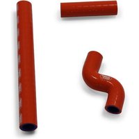 Image of KTM-99-OR - Samco Thermostat Bypass Radiator Hose Kit For KTM EXC250 TPI 2018-2019 - Orange