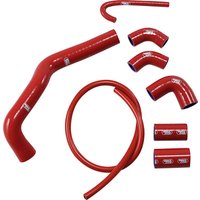 Image of DUC-32-RD - Samco Radiator Hose Kit For Ducati Panigale V4 1000 R 2019-2020 - Red