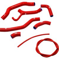 Image of DUC-36-RD - Samco Radiator Hose Kit For Ducati Desert X 950 2022-2024 - Red