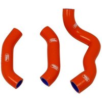 Image of KTM-118-OR - Samco Radiator Hose Kit For KTM EXC-F450 2020-2023 - Orange