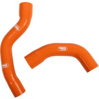 Image of KTM-135-OR - Samco Radiator Hose Kit For KTM Duke 790 ABS 2022-2025 - Orange