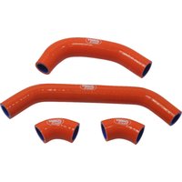 Image of KTM-131-OR - Samco Race Fit Radiator Hose Kit For Gas Gas MC125 2024 - Orange