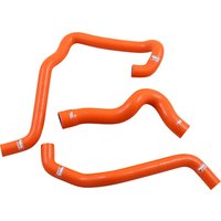 Image of KTM-123-OR - Samco Radiator Hose Kit For KTM Super Duke 1290 R 2021-2024 - Orange