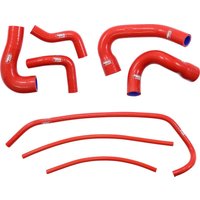 Image of YAM-95-RD - Samco Radiator Hose Kit For Yamaha MT-09 2021-2023 - Red