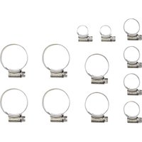 Image of CK YAM-95 - Samco Radiator Clamp Kit For Yamaha MT-09 2021-2023 - Silver