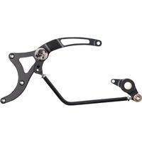 0035-1172M-SMB - Performance Machine Mid Controls For Harley Davidson FLDE 1750 2018-2020 - Black