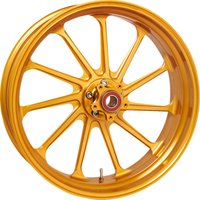 Image of 1202-7106R-ASLAJAP-G - Performance Machine Assault Wheel For Harley Davidson FLH 1868 ABS 2021 21x3.5 Front - Gloss/Gold