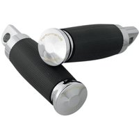 Image of 0035-0083-CH - Performance Machine Contour Footpegs For Harley Davidson FLD 1690 2012 - Chrome