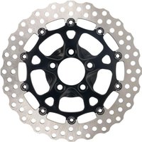 0133-1806S-B - Performance Machine Two Piece Brake Disc For Harley Davidson FLD 1690 2012-2013 Front 11.8" - Black/Silver