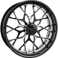 Image of 1204-7106P-GALAJ-BMP - Performance Machine One Piece Aluminium Wheel For Harley Davidson FLHR 1584 ABS 2008-2011 21x3.5 Front - Black