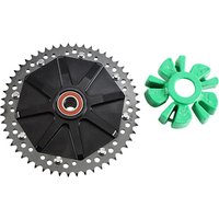G2CC53-11 - Alloy Art Cush Chain Sprocket For Harley Davidson FLHR 1584 2009 Black/Black Anodized 53T