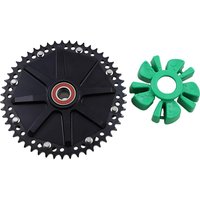G2CC51-11 - Alloy Art Cush Chain Sprocket For Harley Davidson FLHR 1584 2009 Black/Black Anodized 51T