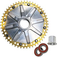 G2CC51-32 - Alloy Art Cush Chain Sprocket For Harley Davidson FLHR 1584 2009 Gold/Machined 51T