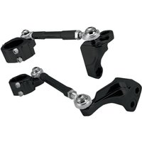 DC-1 - Alloy Art Combi Stabilizer Kit For Harley Davidson FLD 1690 2012-2013 - Black Anodized